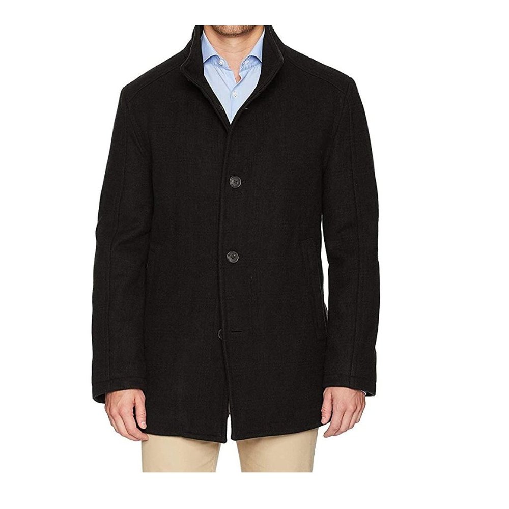 NWT Marc New York by Andrew Marc Men's Linden Wool Car Coat With Bib S $340 N67